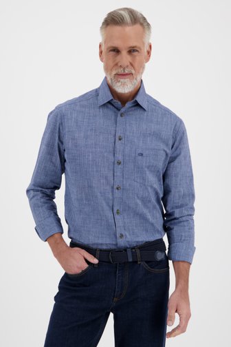 Chemise aspect jean - regular fit de Dansaert Blue pour Hommes