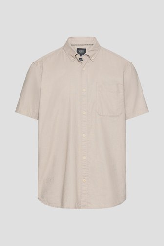Le devant de Chemise beige à manches courtes - Coupe regular de Camel active pour Hommes