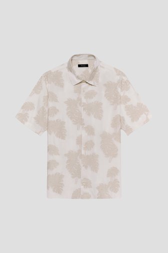 Photo produit 1 de Chemise beige à motif feuilles – Regular fit de Matinique pour Hommes
