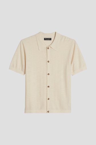 Le devant de Chemise beige clair - Regular fit de Marc O'Polo pour Hommes