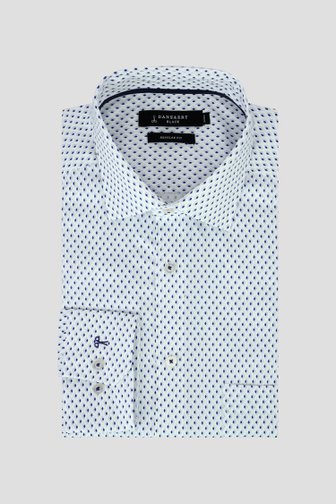 Le devant de Chemise blanche à imprimé bleu - Regular fit de Dansaert Black pour Hommes