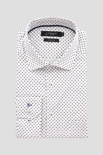 Le devant de Chemise blanche à imprimé fin - Regular fit de Dansaert Black pour Hommes
