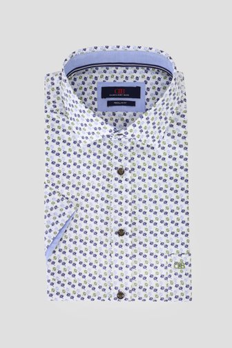 Chemise blanche à imprimé fin - Regular fit de Dansaert Blue pour Hommes