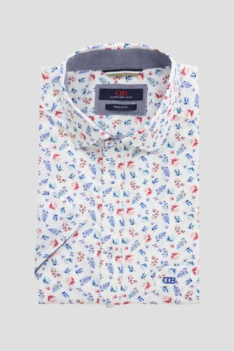 Chemise blanche à imprimé floral - Regular fit de Dansaert Blue pour Hommes