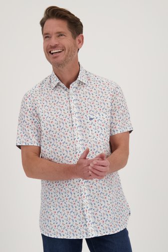 Chemise blanche à imprimé floral - Regular fit de Dansaert Blue pour Hommes