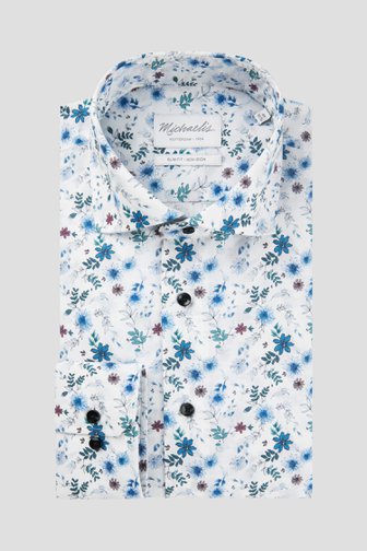 Chemise blanche à imprimé floral - Slim fit de Michaelis pour Hommes