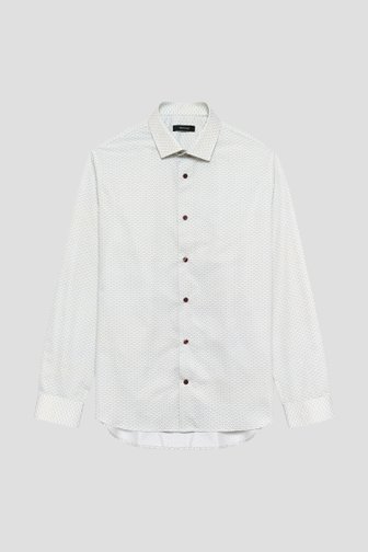 Photo produit 1 de Chemise blanche à imprimé vert - Slim fit de Matinique pour Hommes