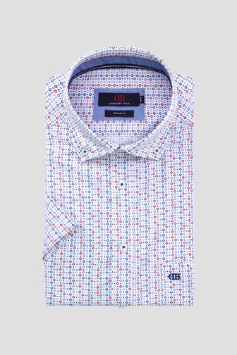 Chemise blanche à motif carreaux - Regular fit de Dansaert Blue pour Hommes