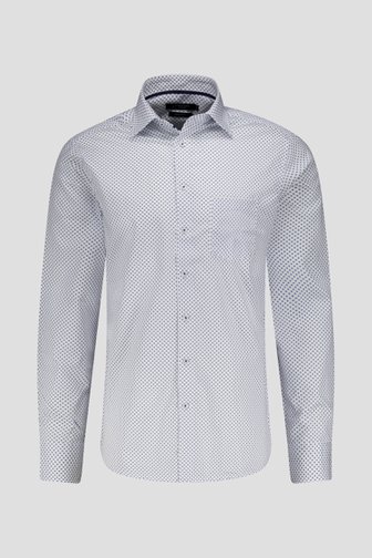 Chemise blanche à motif fin - Slim fit de Dansaert Black pour Hommes