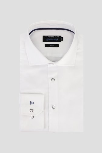 Chemise blanche à structure fine - Slim fit de Dansaert Black pour Hommes