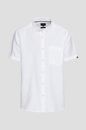 Le devant de Chemise blanche en lin – Regular fit de Camel active pour Hommes