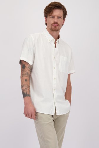 Le devant de Chemise blanche en lin – Regular fit de Camel active pour Hommes