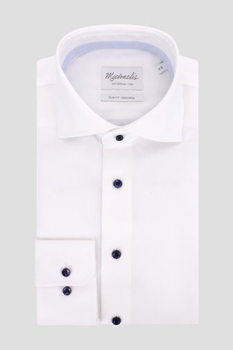 Chemise blanche unie - Slim fit de Michaelis pour Hommes