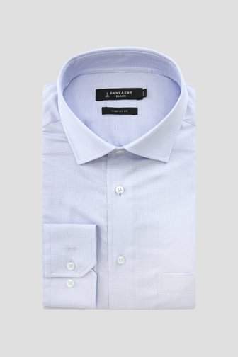 Chemise bleu clair à imprimé fin - comfort fit de Dansaert Black pour Hommes