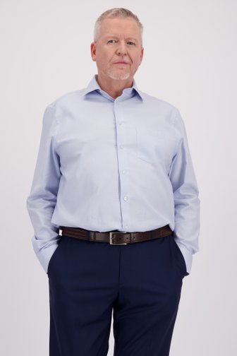 Chemise bleu clair à imprimé fin - comfort fit de Dansaert Black pour Hommes