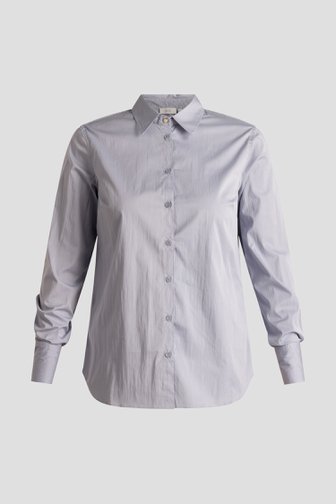 Photo produit 1 de Chemise bleu clair à manches longues de Yest Curve pour Femmes