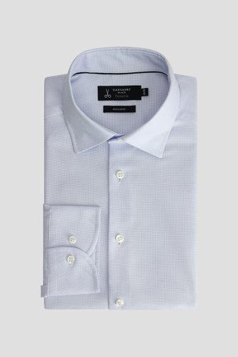 Le devant de Chemise bleu clair à motif chevrons – Regular fit de Dansaert Black Premium pour Hommes