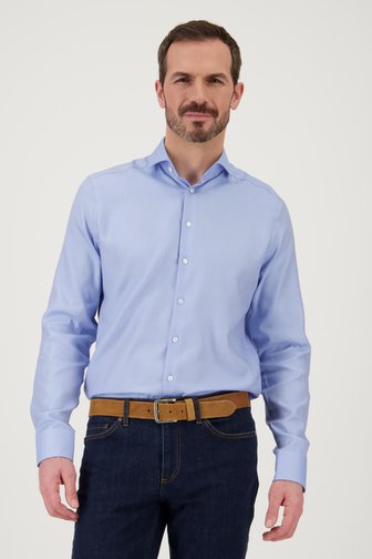 Le devant de Chemise bleu clair - Regular fit de Dansaert Black Premium pour Hommes
