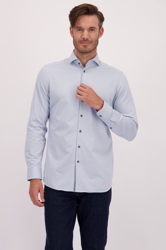 Le devant de Chemise bleu clair - Regular fit de Upper East pour Hommes