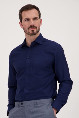 Chemise bleu foncé - Regular fit de Dansaert Black pour Hommes