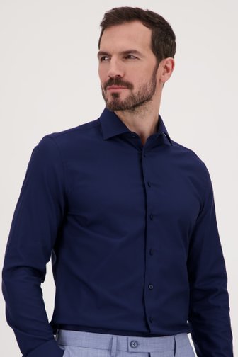 Chemise bleu foncé - Slim fit	 de Dansaert Black pour Hommes