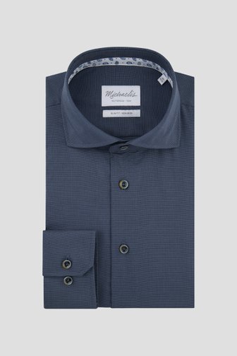 Photo produit 1 de Chemise bleue à motif fin – Slim fit de Michaelis pour Hommes