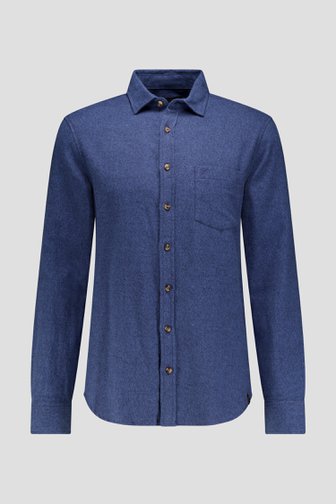 Photo produit 1 de Chemise bleue chinée – Regular fit  de Ravøtt pour Hommes