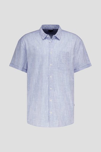 Chemise bleue et blanche mélangée de Jefferson pour Hommes