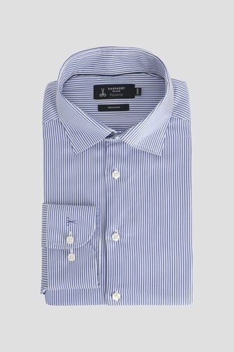 Photo produit 1 de Chemise bleue rayée - Regular fit de Dansaert Black Premium pour Hommes