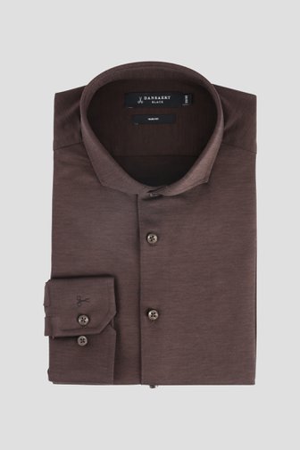 Chemise brun foncé – Slim fit