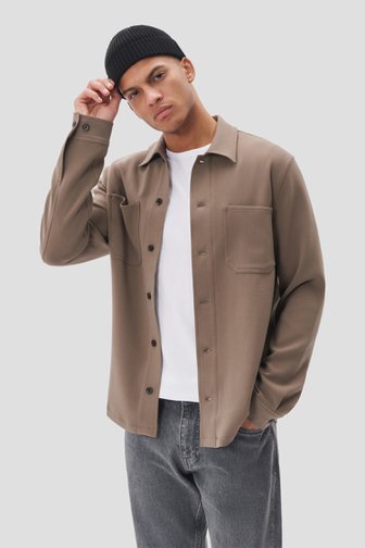 Le devant de Chemise brune - Coupe regular de Matinique pour Hommes