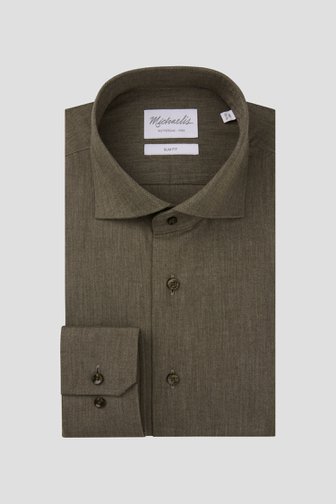 Photo produit 1 de Chemise brune - Slim fit de Michaelis pour Hommes