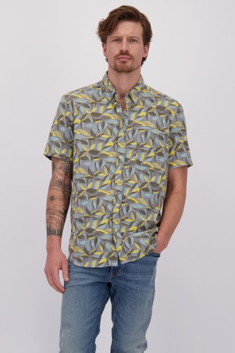 Le devant de Chemise colorée à imprimé feuilles de Camel active pour Hommes