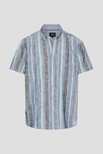 Le devant de Chemise colorée à rayures à manches courtes de Camel active pour Hommes