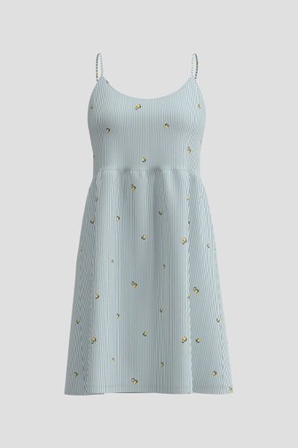 Photo produit 1 de Chemise de nuit bleu clair à imprimé jaune de Tom Tailor pour Femmes