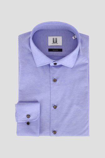 Chemise de voyage bleu clair - Regular fit de Upper East pour Hommes