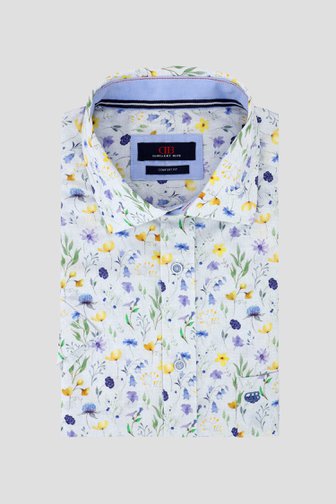 Chemise écrue à fleurs - comfort fit de Dansaert Blue pour Hommes