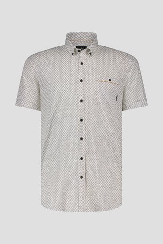 Photo produit 1 de Chemise écrue à imprimé fin - Regular fit de Bluefields pour Hommes