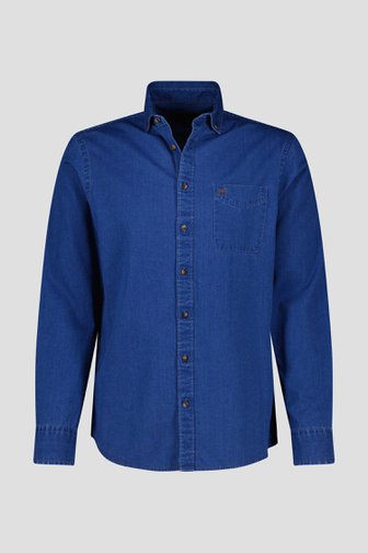 Chemise en jean bleu - Regular fit de Ravøtt pour Hommes