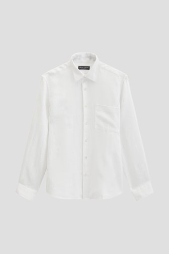 Photo produit 1 de Chemise en lin blanc - Regular fit  de Marc O'Polo pour Hommes