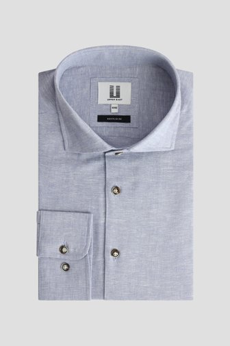 Photo produit 1 de Chemise en lin bleu clair de Upper East pour Hommes