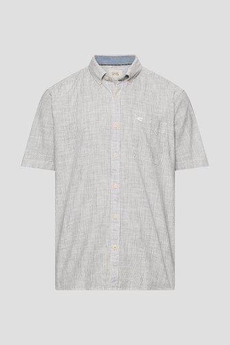 Le devant de Chemise gris à manches courtes - Coupe regular de Camel active pour Hommes