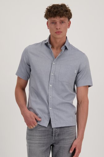 Chemise gris-bleu - Regular fit de Casual Five pour Hommes