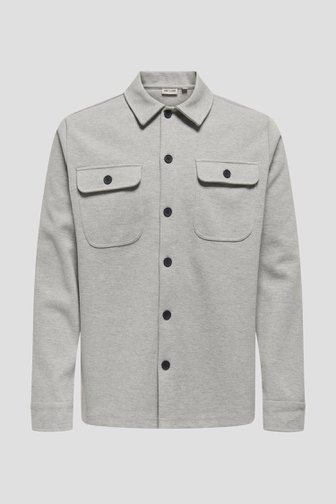 Photo produit 1 de Chemise grise chinée de Only & Sons pour Hommes