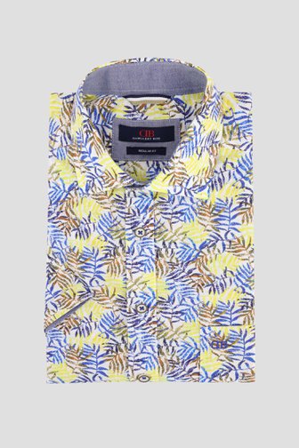 Chemise imprimée feuilles - Regular fit de Dansaert Blue pour Hommes