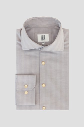 Photo produit 1 de Chemise marron clair - coupe classique de Upper East pour Hommes
