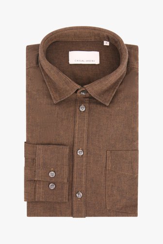 Chemise marron - regular fit de Casual Friday pour Hommes