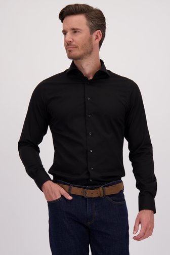 Chemise noire - slim fit de Michaelis pour Hommes