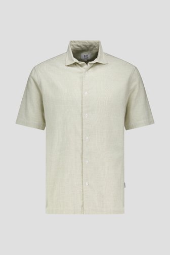 Chemise vert clair à structure fine de Casual Five pour Hommes