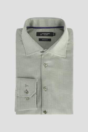 Le devant de Chemise vert olive - Regular fit de Dansaert Black pour Hommes